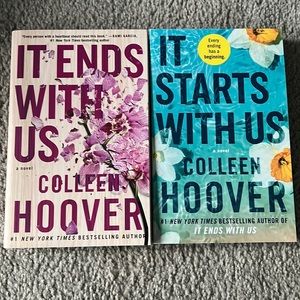It ends with us and It starts with us by colleen hoover